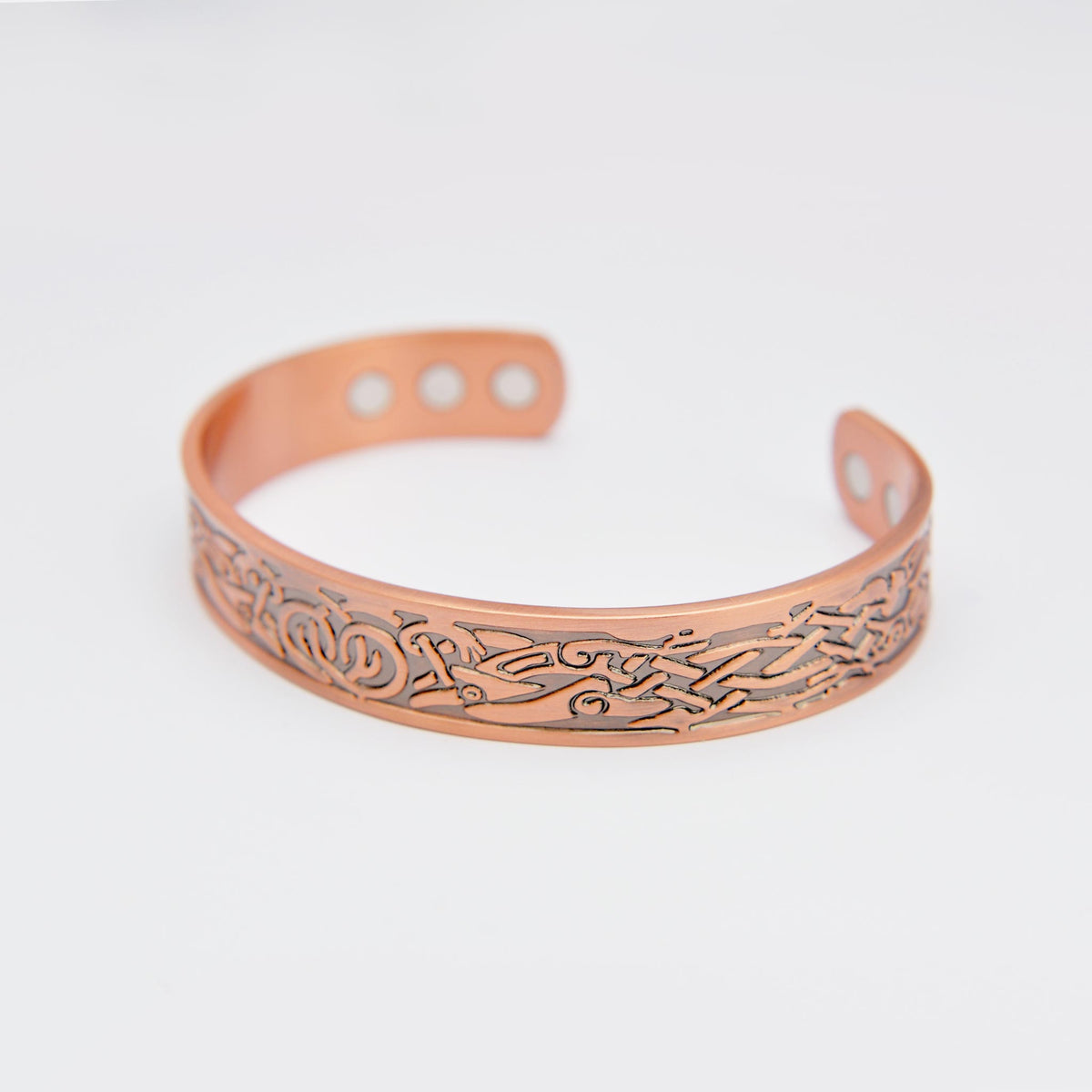 Chunky Celtic Copper Bracelet (UNISEX) – Bijoux Chics Jewellery