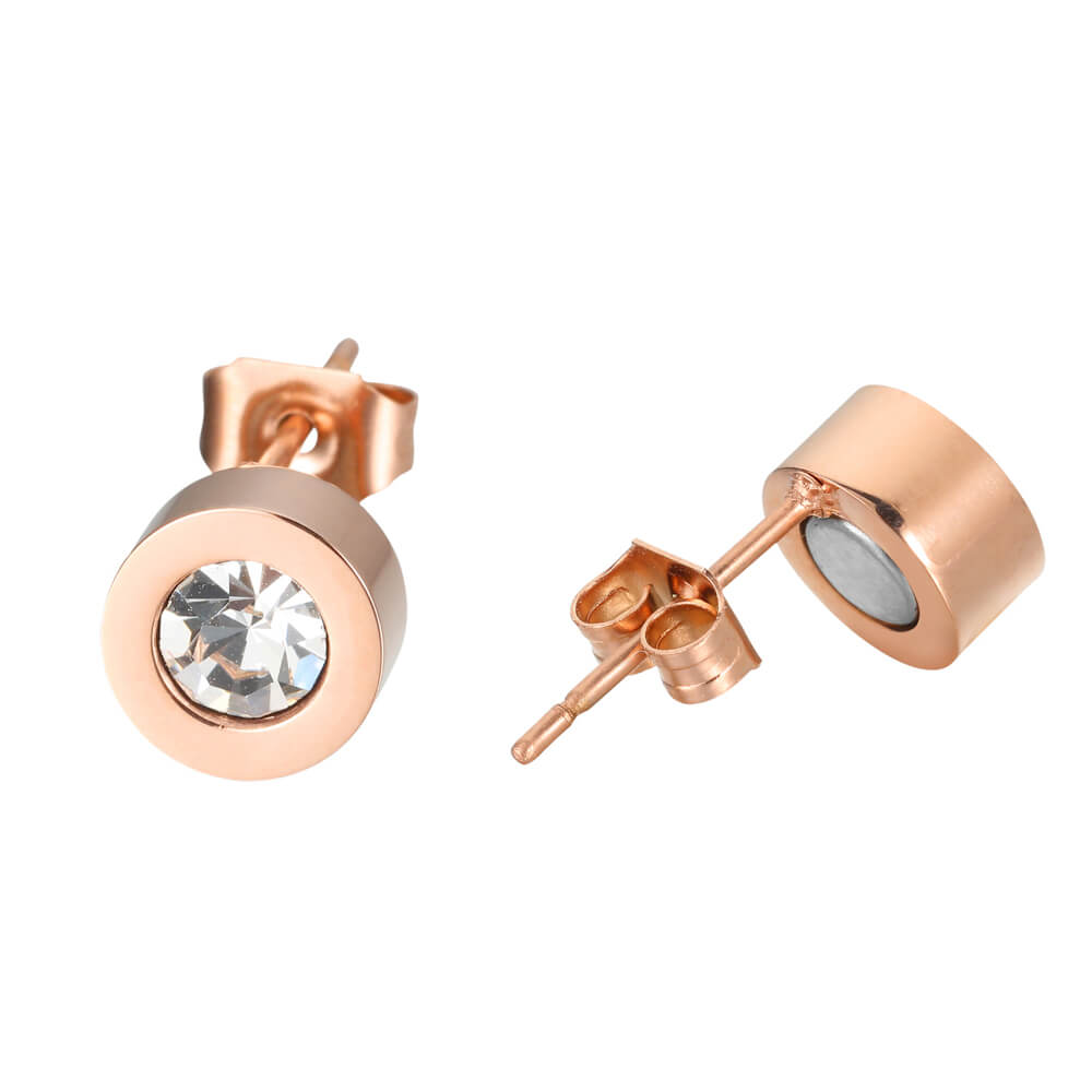 rose gold earrings