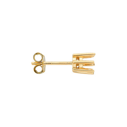 18ct Yellow Gold Earrings Mount 0.50-0.60ctw