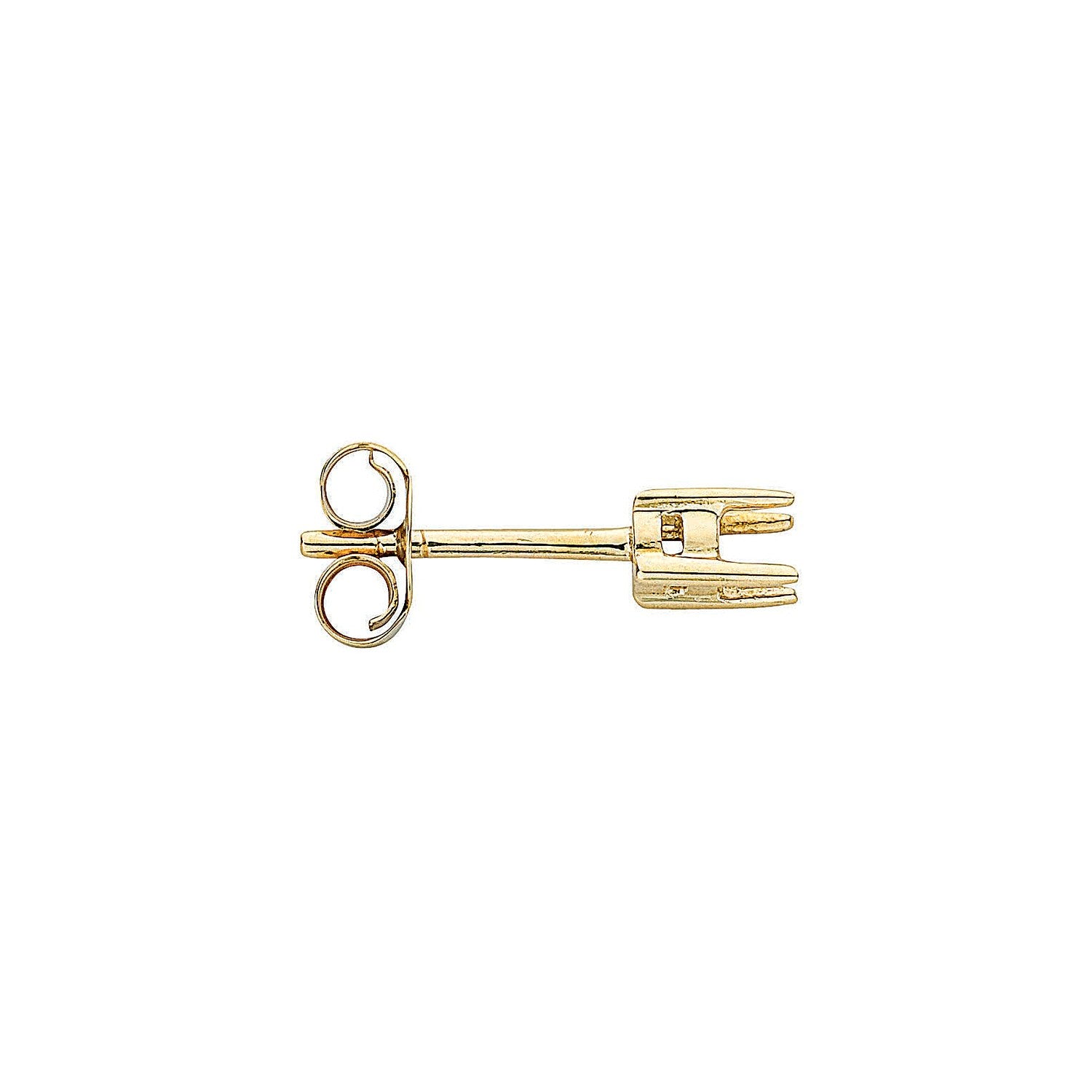 9ct Yellow Gold Earrings Mount 0.20ctw