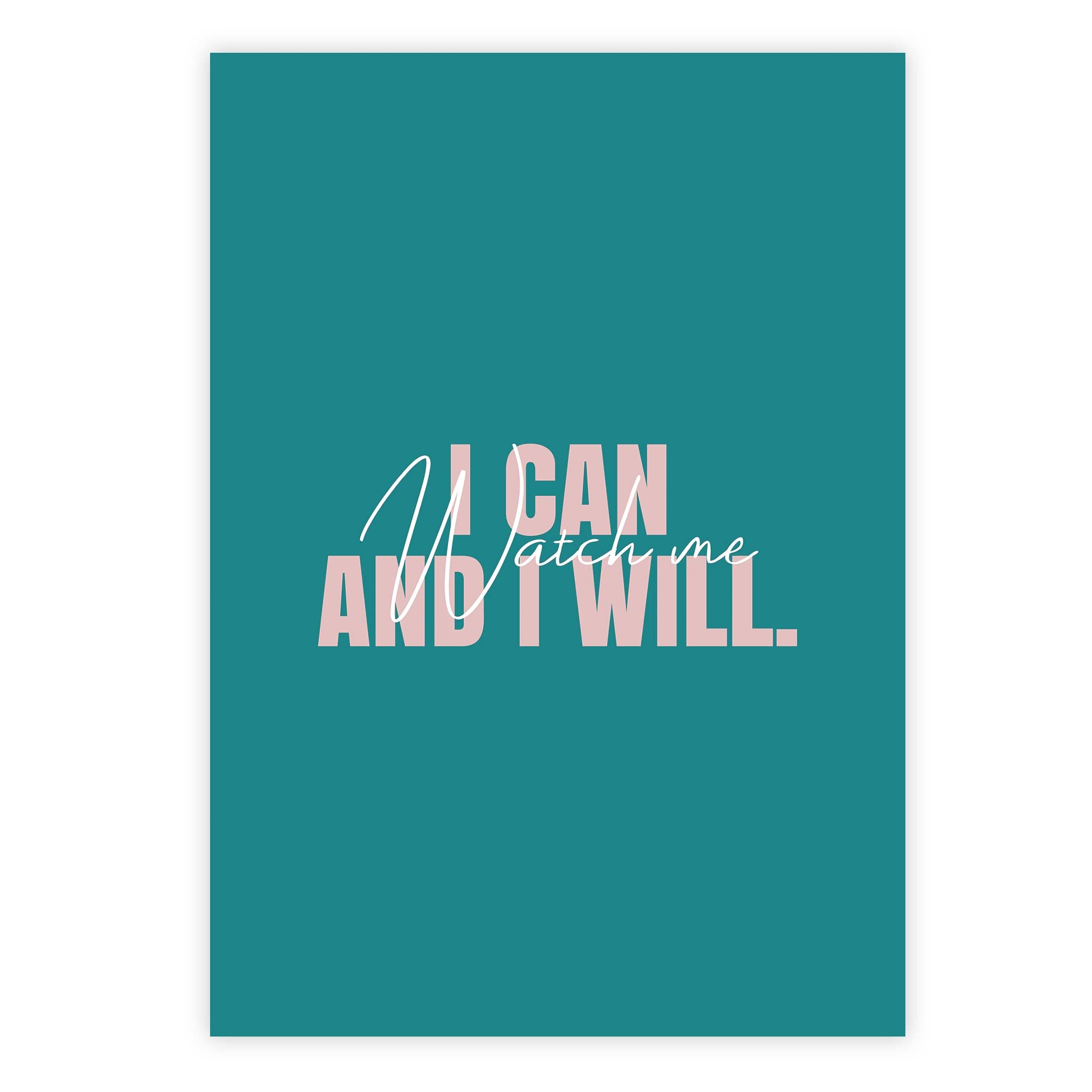 I can and I will. Watch me