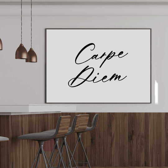 carpe diem wall art print poster