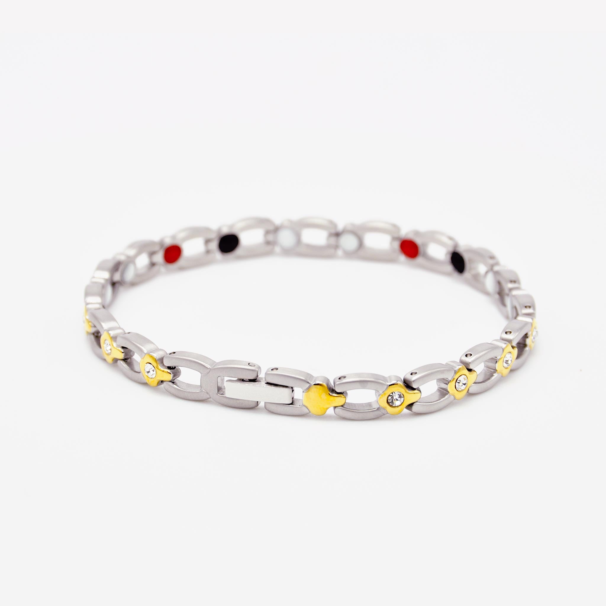 silver magnetic bracelet for women