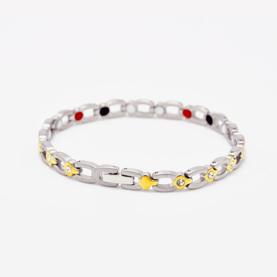 silver magnetic bracelet for women