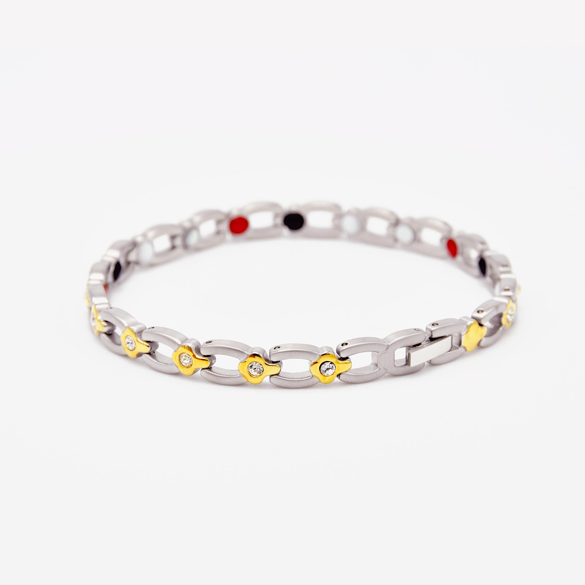 silver magnetic bracelet for ladies