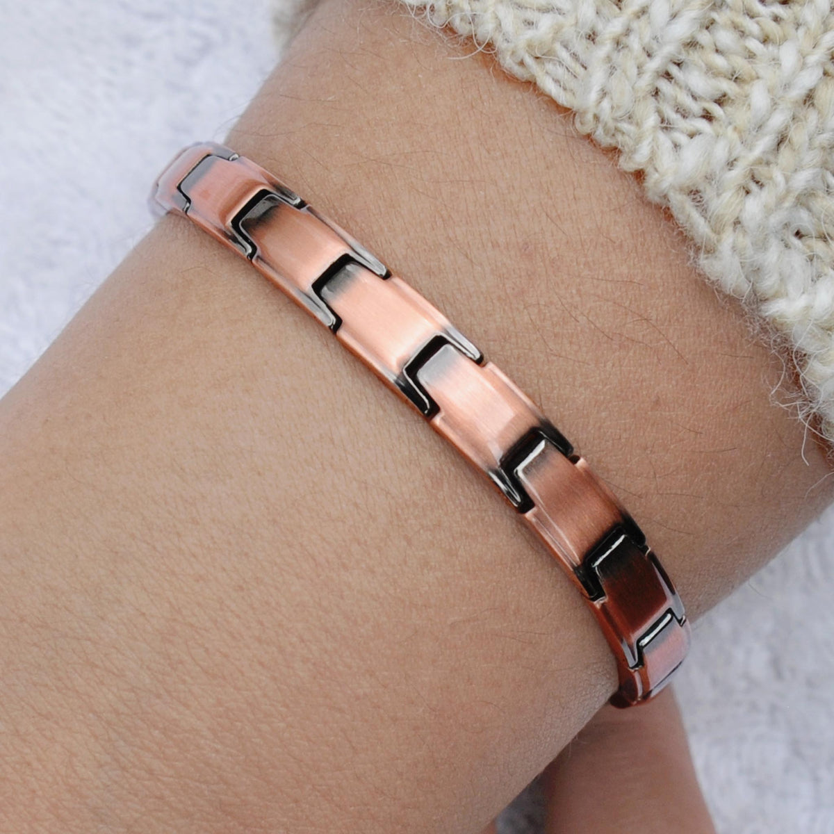 Copper magnetic store bracelet womens