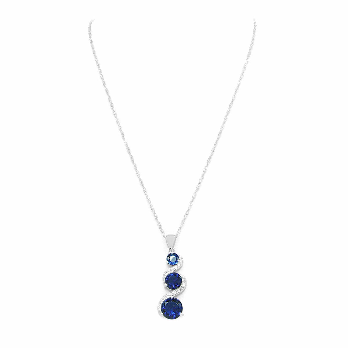 Blue sapphire jewellery set| Demi & Co| Free UK postage - DEMI+CO Jewellery