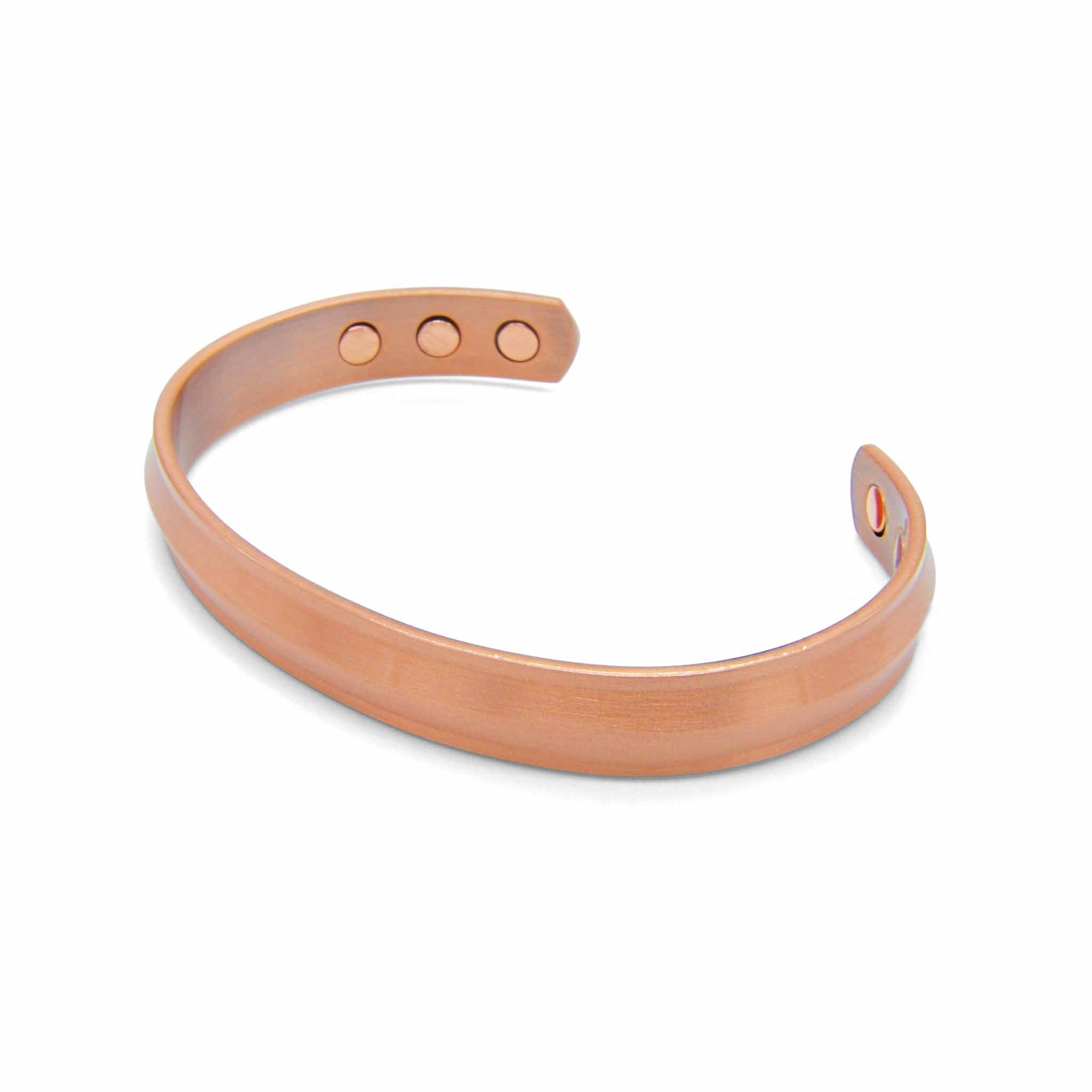 Spencer magnetic copper bangle-DEMI+CO Jewellery