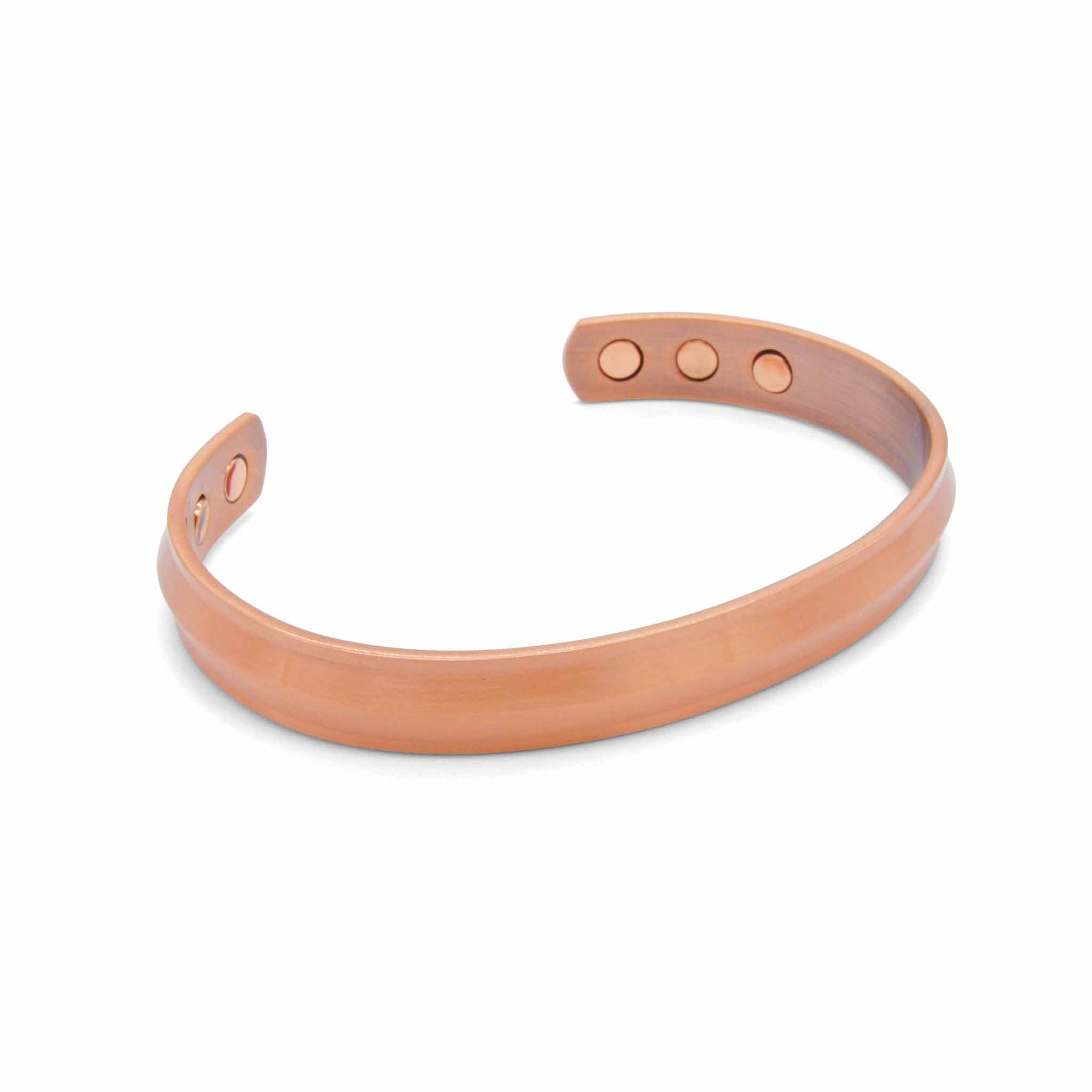 Spencer magnetic copper bangle-DEMI+CO Jewellery